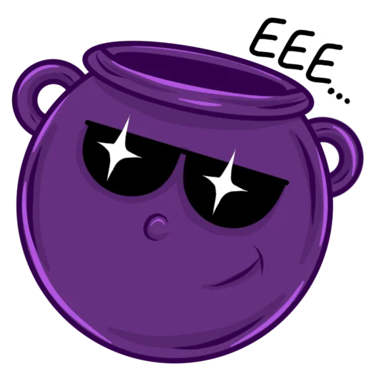 Эмодзи Котелок для Розы