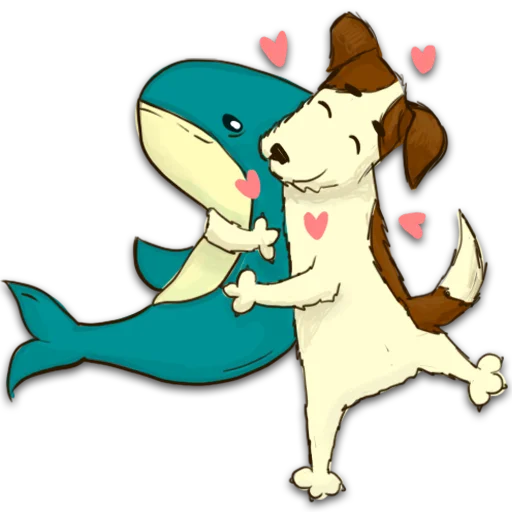 Эмодзи Борька пес