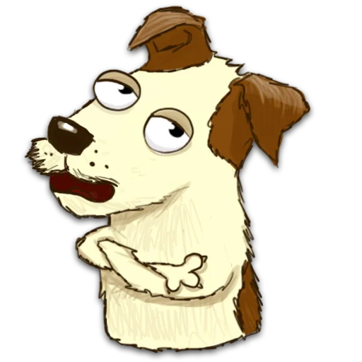 Эмодзи Борька пес