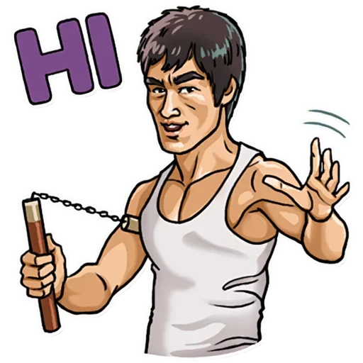 Эмодзи Bruce Lee