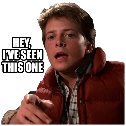 Эмодзи Back to the Future