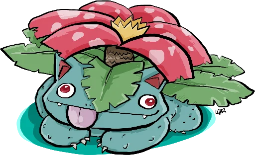 Эмодзи Bulbasaur