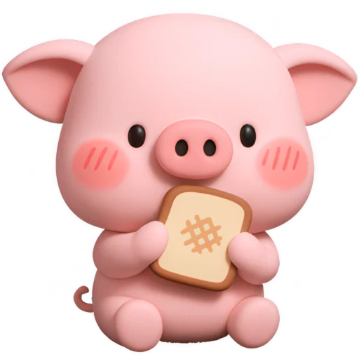Эмодзи Свинка Бута