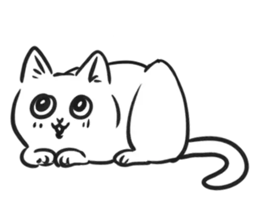 Эмодзи чб cat