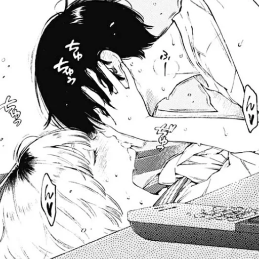 Эмодзи b/w romance manga