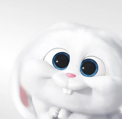 Эмодзи snowball rabbit
