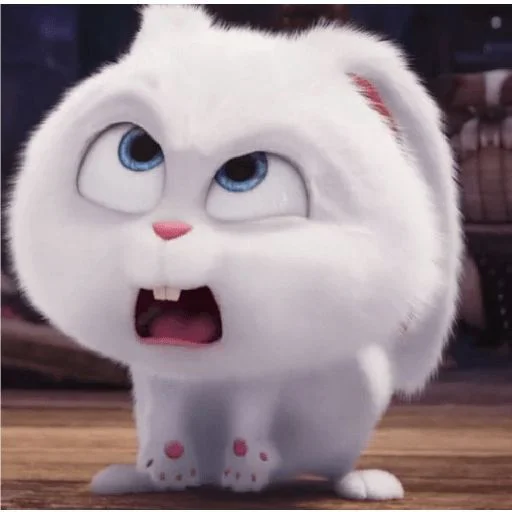 Эмодзи snowball rabbit
