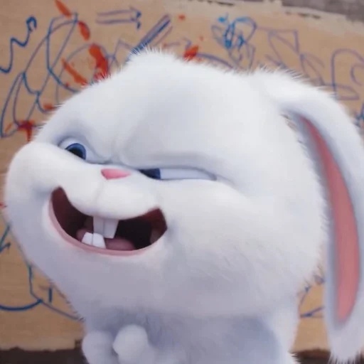 Эмодзи snowball rabbit