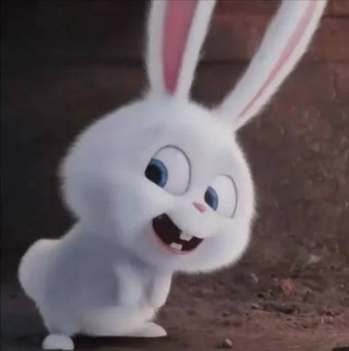 Эмодзи snowball rabbit