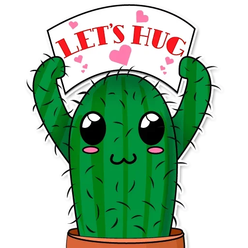 Эмодзи Веселый кактус