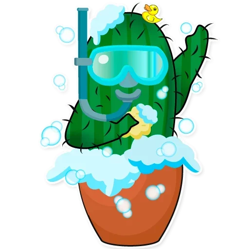 Эмодзи Веселый кактус
