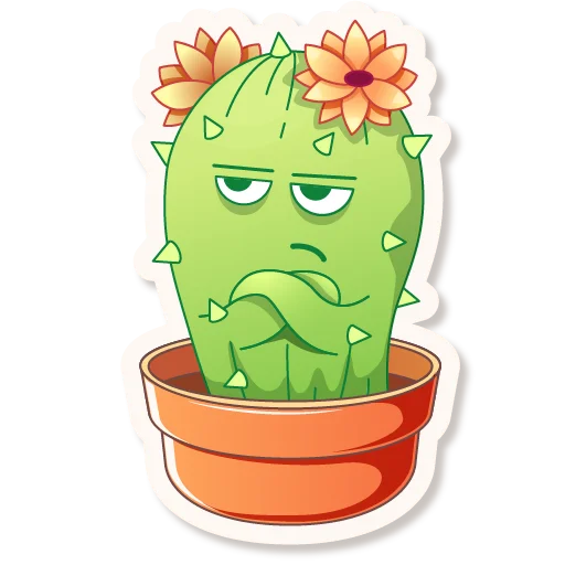 Эмодзи Cactus Quentin