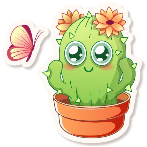 Эмодзи Cactus Quentin