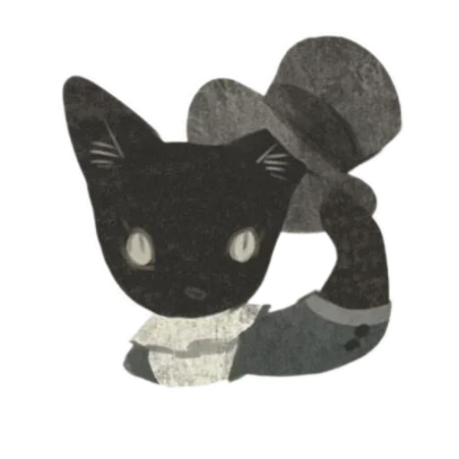 Эмодзи Cat and Rabbit in Wonderland