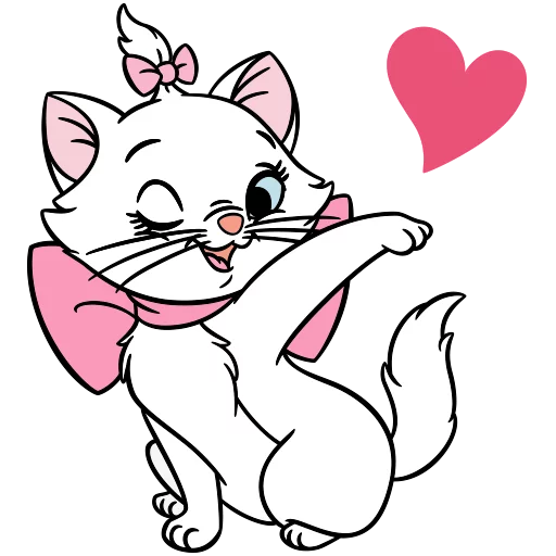 Эмодзи Кошечка Мари