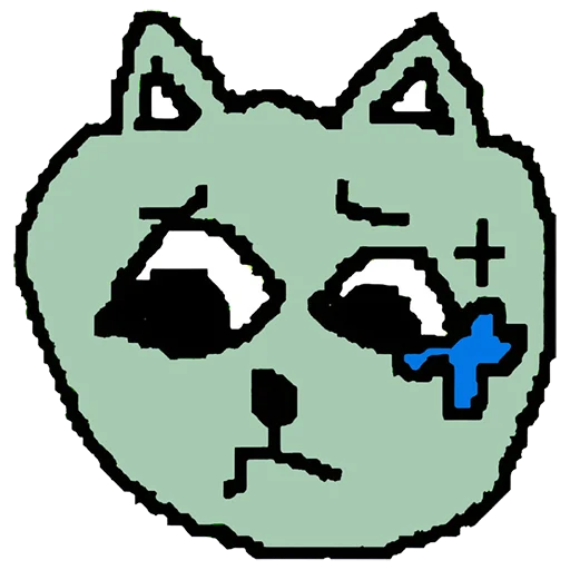 Эмодзи Garo cat