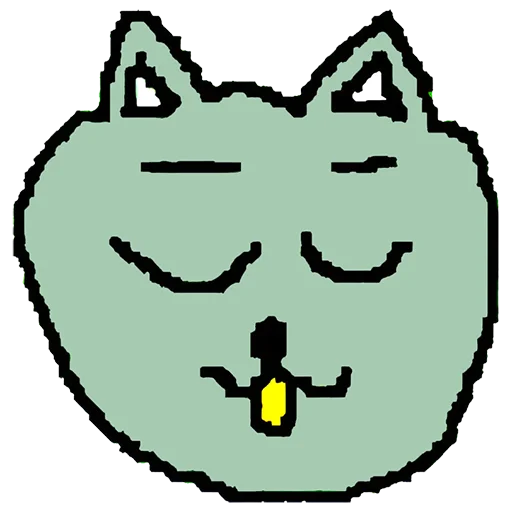 Эмодзи Garo cat