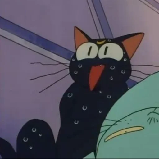 Эмодзи кошка Луна | сейлор мун