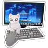 Эмодзи Котики антибиотики