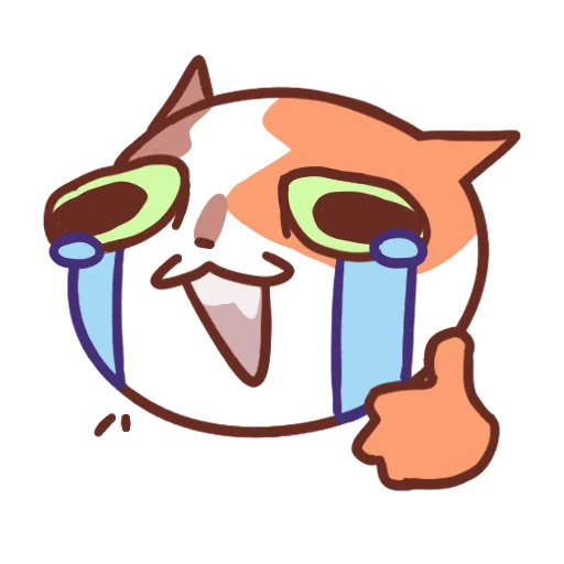 Эмодзи Cat Motions without text