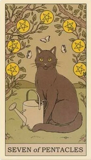 Эмодзи Карты Таро с котиками