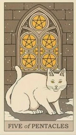 Эмодзи Карты Таро с котиками