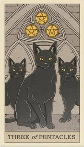 Эмодзи Карты Таро с котиками