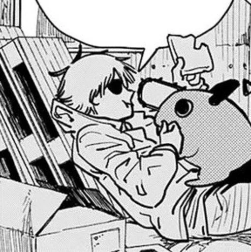 Эмодзи chainsaw man.