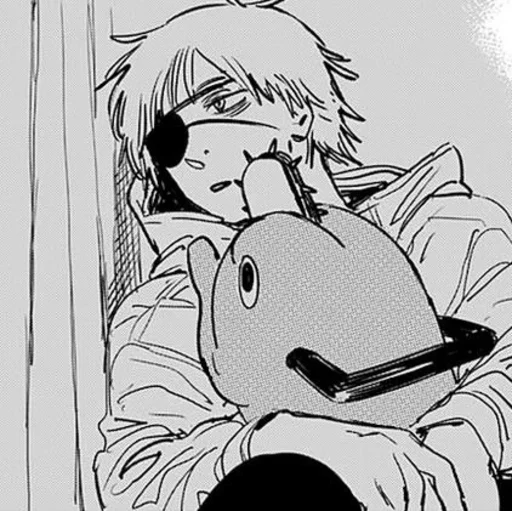 Эмодзи chainsaw man.