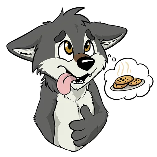 Эмодзи Чертёнок Любимка