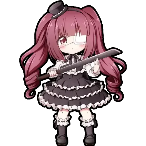 Эмодзи chibi anime character