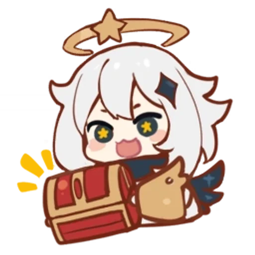 Эмодзи Genshin Impact Chibi