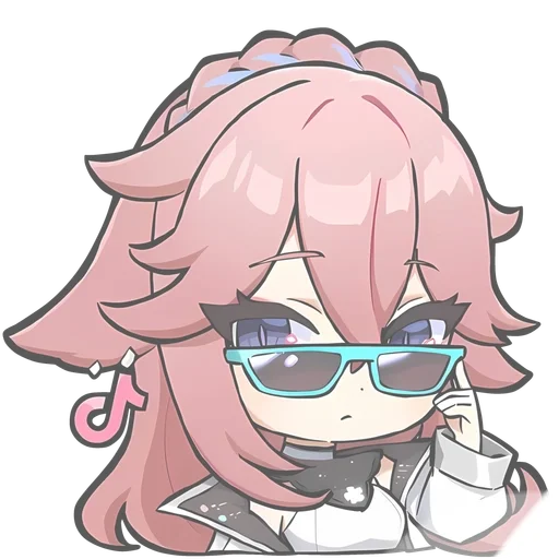 Эмодзи chibi miko