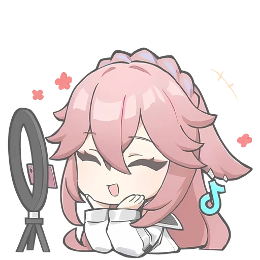 Эмодзи chibi miko