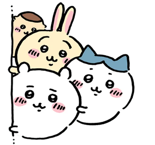 Эмодзи chiikawa and friends