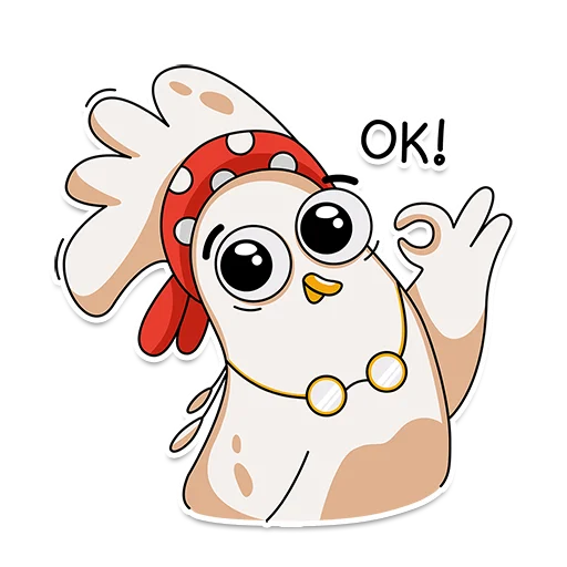 Эмодзи Chiken Valentina