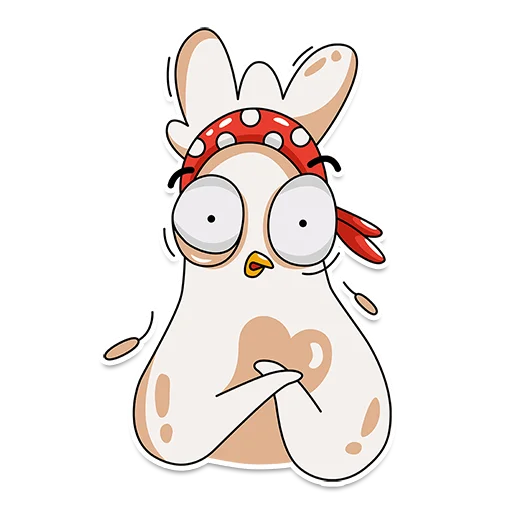 Эмодзи Chiken Valentina