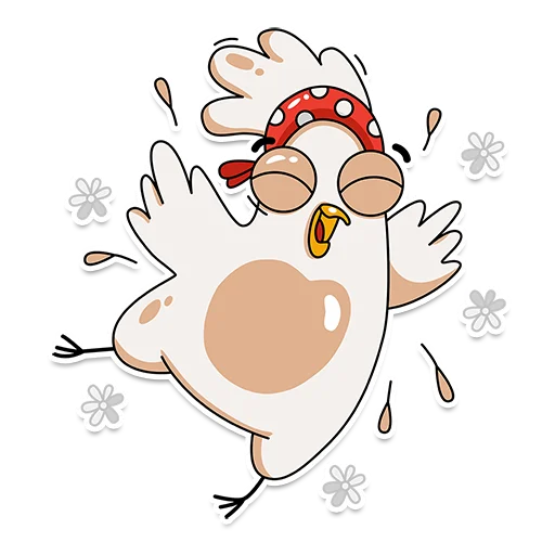 Эмодзи Chiken Valentina