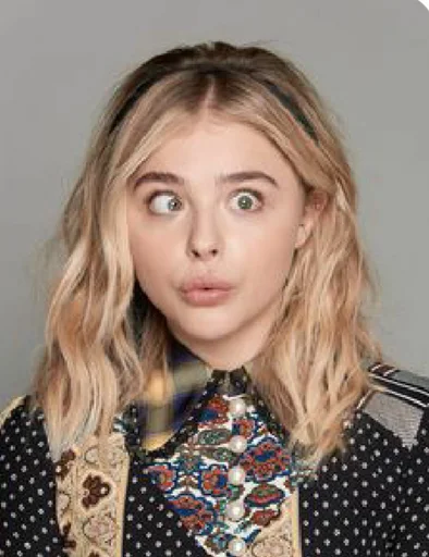 Эмодзи chloe grace moretz