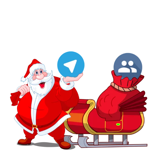 Эмодзи Christmas Telegram
