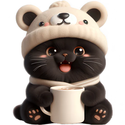 Эмодзи Мишка котик