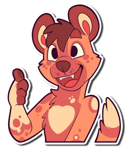 Эмодзи Cinnamon Wild Dog