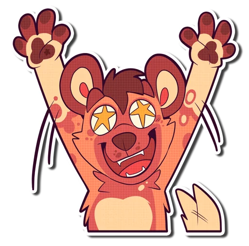 Эмодзи Cinnamon Wild Dog