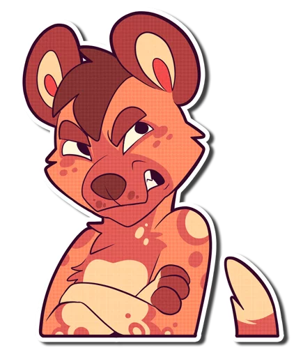 Эмодзи Cinnamon Wild Dog