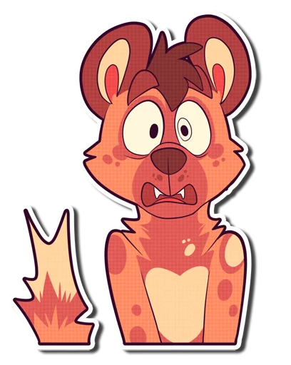 Эмодзи Cinnamon Wild Dog