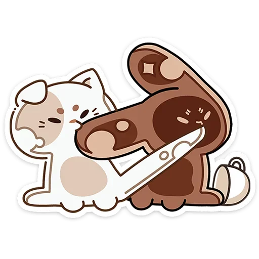 Эмодзи Сливкис и Кофик