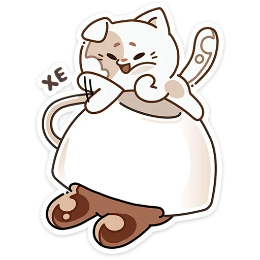 Эмодзи Сливкис и Кофик