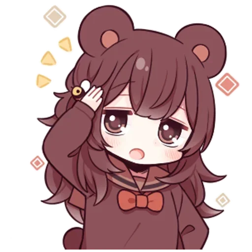 Эмодзи Медвеция-тян