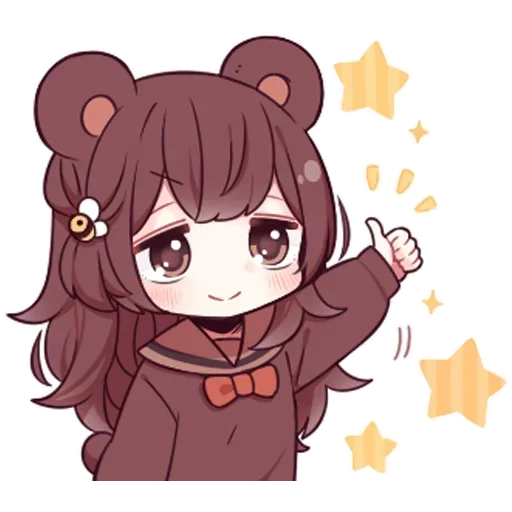Эмодзи Медвеция-тян