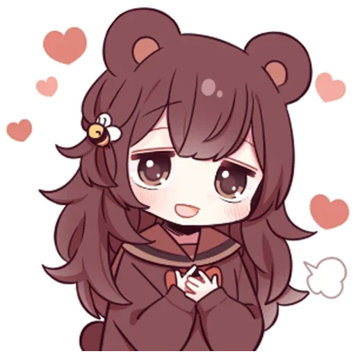 Эмодзи Медвеция-тян